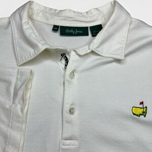 Bobby Jones Masters Golf Polo Shirt Mens XXL Ivory White Augusta Made in Italy